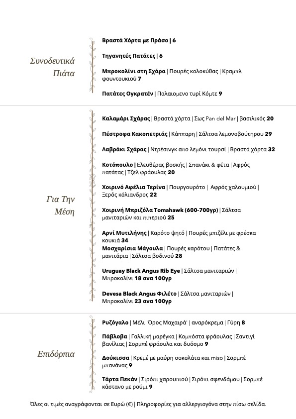 RousSharing Menu