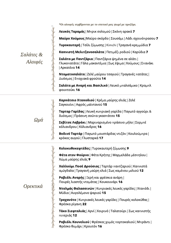 RousSharing Menu